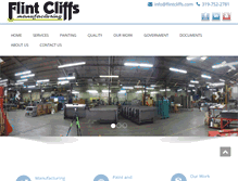 Tablet Screenshot of flintcliffs.com